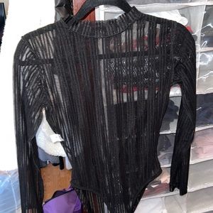 See through body suit